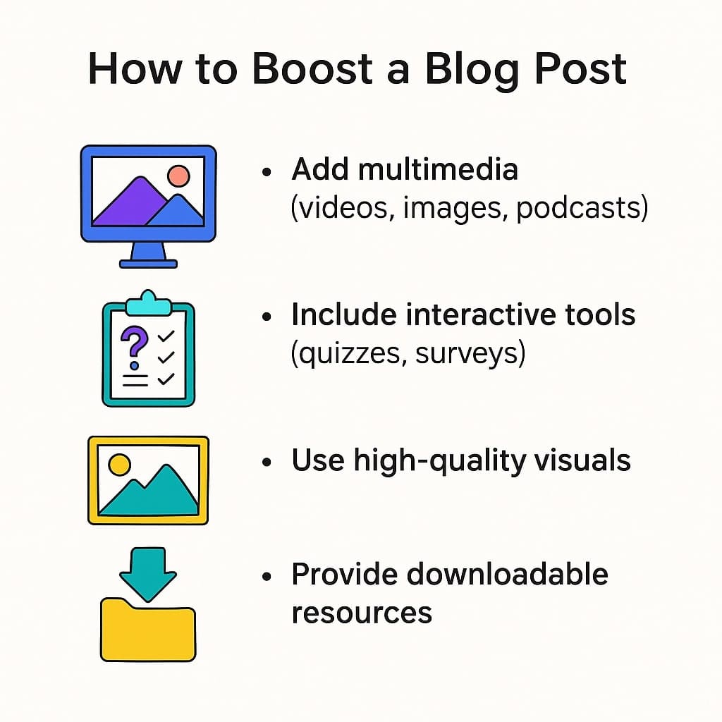 How to boost a blog post