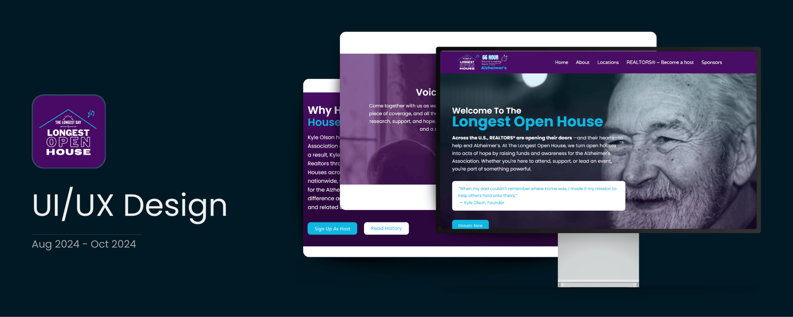Longest Open House UIUX ui/ux (web) case study thumbnail