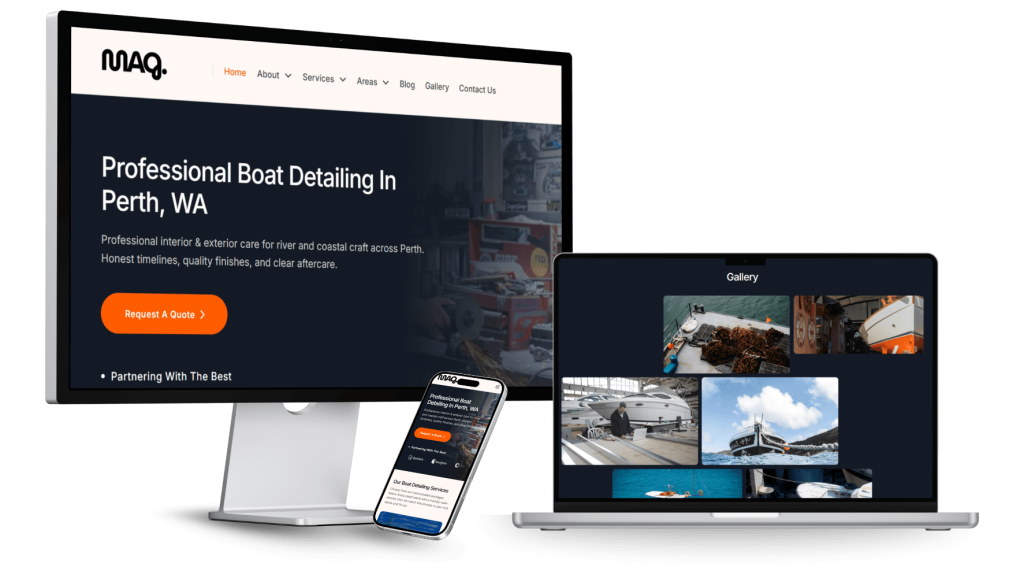 Dynamic Website project thumbnail [landing page]