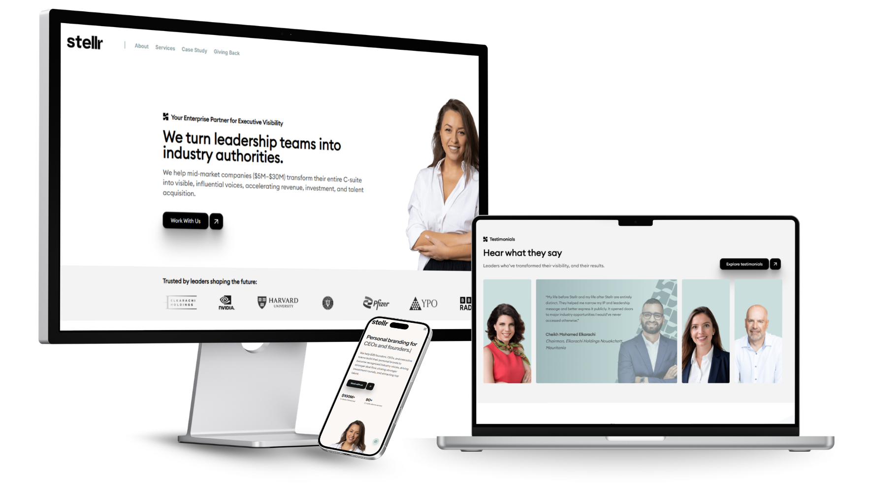 Stellr project thumbnail [landing page]