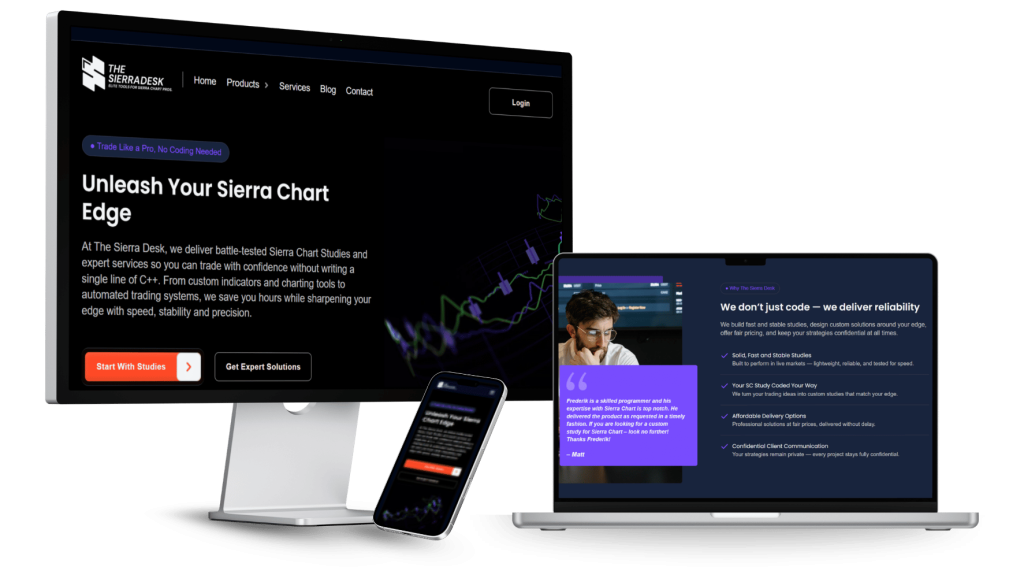 The Sierra Desk project thumbnail [landing page]