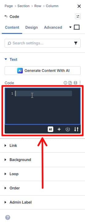 code in the code snippet
